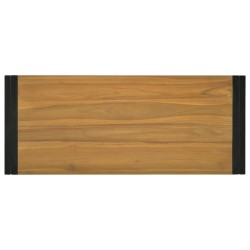 Armoire murale de salle de bain 110x45x35cm Bois de teck solide 616403616403
