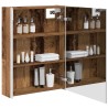 Armoire Miroir de Salle de Bain Bois ancien 53,5 x 15,5 x 70 cm 616404616404