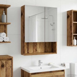 Armoire Miroir de Salle de Bain Bois ancien 50 x 14,5 x 70 cm 616405616405