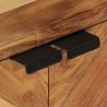 Armoire de salle de bain bois massif d'acacia et fer 616408616408