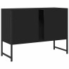Armoire lavabo de salle de bain noir 80x33x60cm bois ingénierie 616409616409