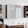 Armoire Miroir de Salle de Bain Bois ancien 60 x 14,5 x 50 cm 616413616413