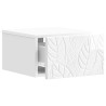 Cabinet de chevet mural 2 pcs Blanc brillant 49 x 34,5 x 20 cm 616415616415