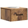 Cabinet de chevet mural 2 pcs Bois ancien 34,5 x 33 x 20 cm 616416616416