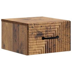 Cabinet de chevet mural 2 pcs Bois ancien 34,5 x 33 x 20 cm 616416616416