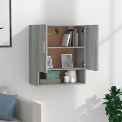 Armoire murale Sonoma gris 60x31x70 cm Bois d'ingénierie 616417616417
