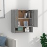 Armoire murale Sonoma gris 60x31x70 cm Bois d'ingénierie 616417616417
