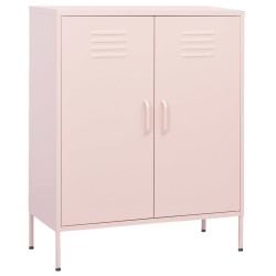 Armoire de rangement Rose 80x35x101,5 cm Acier 616420616420