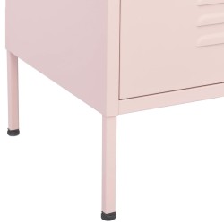 Armoire de rangement Rose 80x35x101,5 cm Acier 616420616420