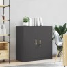 Armoire de rangement Noir 90 x 40 x 90 cm Acier 616421616421