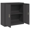 Armoire de rangement Noir 90 x 40 x 90 cm Acier 616421616421