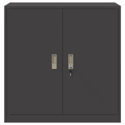 Armoire de rangement Noir 90 x 40 x 90 cm Acier 616421616421