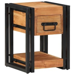 Cabinet de chevet Marron 30 x 30 x 40 cm Bois d'Acacia Massif 616425616425