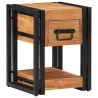 Cabinet de chevet Marron 30 x 30 x 40 cm Bois d'Acacia Massif 616425616425