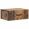 Cabinet de chevet mural 2 pcs Bois ancien 49 x 34,5 x 20 cm 616426616426