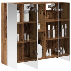 Armoire Miroir de Salle de Bain Bois ancien 73.5 x 15.5 x 70 cm 616430616430