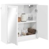 Armoire Miroir de Salle de Bain Blanc brillant 60 x 20 x 60 cm 616433616433