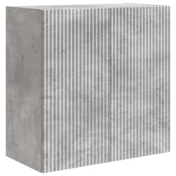 Armoire Murale Gris béton 59 x 31 x 60 cm Bois d'ingénierie 616445616445