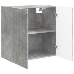 Armoire Murale Gris béton 59 x 31 x 60 cm Bois d'ingénierie 616445616445