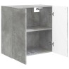 Armoire Murale Gris béton 59 x 31 x 60 cm Bois d'ingénierie 616445616445