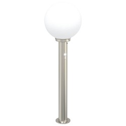 Bornes lumineuses avec détecteur lot de 3 80 cm acier inoxydable IP44 616446616446