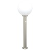 Bornes lumineuses avec détecteur lot de 3 80 cm acier inoxydable IP44 616446616446
