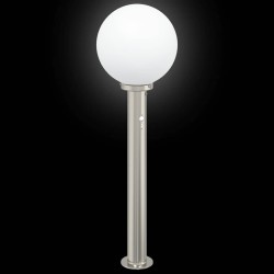 Bornes lumineuses avec détecteur lot de 3 80 cm acier inoxydable IP44 616446616446