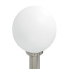 Bornes lumineuses avec détecteur lot de 3 80 cm acier inoxydable IP44 616446616446