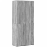 Buffet haut sonoma gris 80x35x180 cm bois d'ingénierie 616451616451
