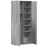 Buffet haut sonoma gris 80x35x180 cm bois d'ingénierie 616451616451