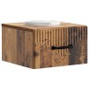 Cabinet de chevet mural 2 pcs Bois ancien 34,5 x 33 x 20 cm 616460616460