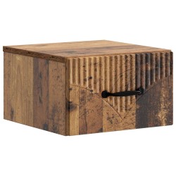 Cabinet de chevet mural 2 pcs Bois ancien 34,5 x 33 x 20 cm 616460616460