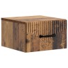 Cabinet de chevet mural 2 pcs Bois ancien 34,5 x 33 x 20 cm 616460616460