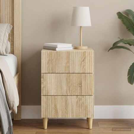Cabinet de chevet avec tiroir Chêne Sonoma 43 x 41 x 66,5 cm 616467616467