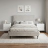 Cabinet de chevet 2 pcs Blanc brillant 43 x 34,5 x 49,5 cm 616472616472