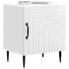 Cabinet de chevet 2 pcs Blanc brillant 43 x 34,5 x 50 cm 616473616473