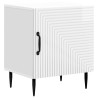 Cabinet de chevet 2 pcs Blanc brillant 43 x 34,5 x 50 cm 616473616473