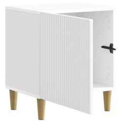 Cabinet de chevet 2 pcs Blanc brillant 43 x 34,5 x 50 cm 616474616474