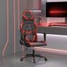 Chaise de jeu Noir et rouge Similicuir 616475616475
