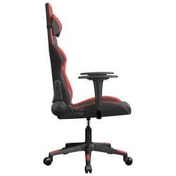 Chaise de jeu Noir et rouge Similicuir 616475616475