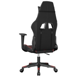 Chaise de jeu Noir et rouge Similicuir 616475616475