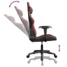 Chaise de jeu Noir et rouge Similicuir 616475616475