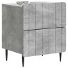 Cabinet de chevet 2 pcs Gris béton 43 x 34,5 x 49,5 cm 616479616479
