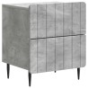 Cabinet de chevet 2 pcs Gris béton 43 x 34,5 x 49,5 cm 616479616479
