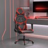 Chaise de jeu de massage Noir et rouge Similicuir 616486616486