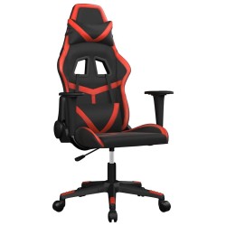 Chaise de jeu de massage Noir et rouge Similicuir 616486616486