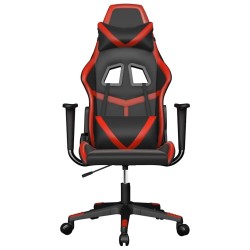 Chaise de jeu de massage Noir et rouge Similicuir 616486616486