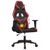 Chaise de jeu de massage Noir et rouge Similicuir 616486616486