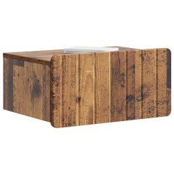 Cabinet de chevet mural 2 pcs Bois ancien 49 x 34,5 x 24 cm 616487616487