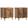 Cabinet de chevet 2 pcs Bois ancien 43 x 34,5 x 50 cm 616489616489